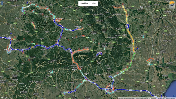 Harta celor mai avansate proiecte de autostradă