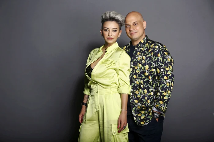 Giulia Anghelescu împreună cu soțul său, Vlad Huidu Foto: Antena 1