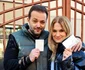 Mihai Morar și-a scos soția la vot, pe Gabriela, amândoi soții fiind îmbrăcați sport