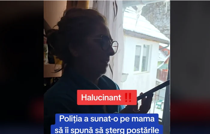 Înregistrarea video care circulă în mediul online. FOTO Captura video TikTok
