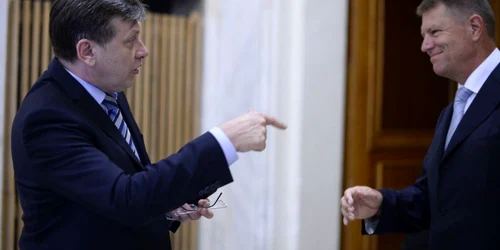 Crin Antonescu Klaus Iohannis FOTO Mediafax