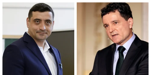 George Simion Nicusor Dan castigatori ai primului tur, 4 mai 2025 Foto EPA EFE jpg