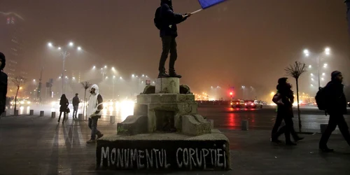Proteste Piaţa Victoriei ziua 7 / FOTO Inquam Photos / Mircea Manole