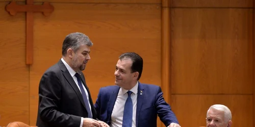 Marcel Ciolacu Ludovic Orban FOTO Mediafax / Alexandru Dobre