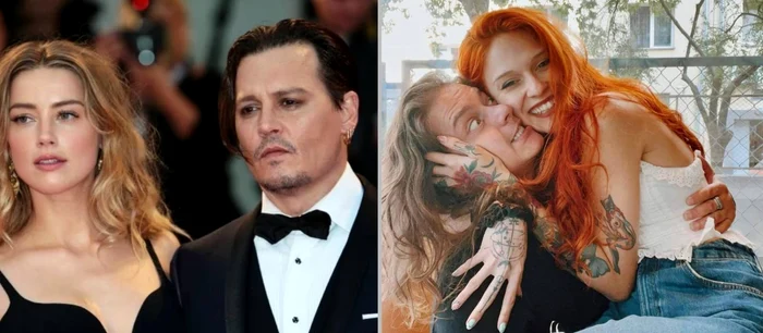 Marilu și Iustin, considerați Johnny Depp și Amber Heard / foto: colaj Click!