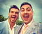 Alexandru Ciucu și Bogdan Vlădău în ținute de cocktail, vara