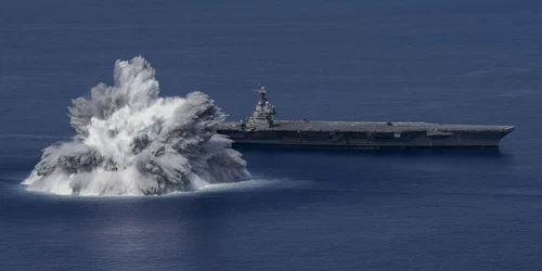 portavionul USS Gerald R. Ford FOTO EPA EFE/US Navy