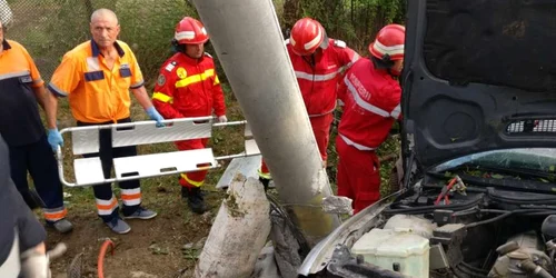 Accident localitatea Mineri FOTO ISU Tulcea