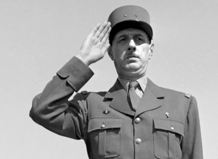 Generalul francez Charles De Gaulle FOTO: Arhivă