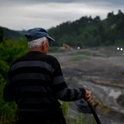 Salina Praid este inchisa dupa ce raul Corund a strapuns albia si s a infiltrat in salina si in exploatarea de sare din subteran, existand pericol de prabusire  Foto Inquam Photos Alex Nicodim (5) jpg