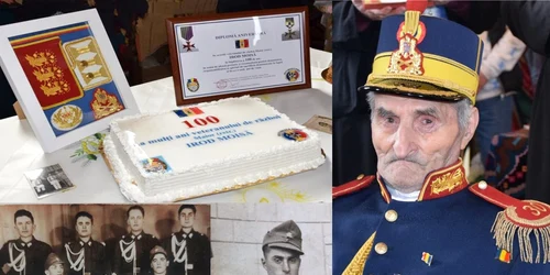 Moisă Irod veteran din Sibiu ultimul soldat român din Garda Regală Sursă Brigada 30 Gardă „Mihai Viteazul” jpg