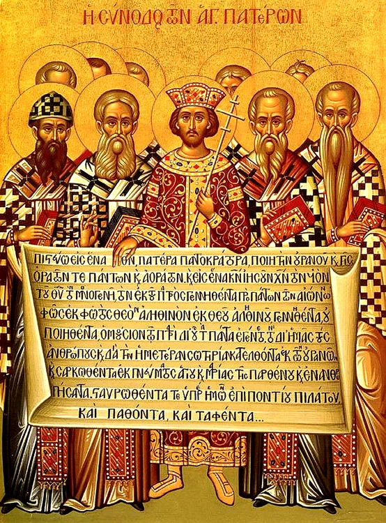 Icoană reprezentând conciliul de la Niceea I. FOTO wikipedia