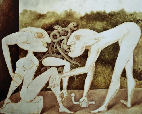 Compozitie pe tema Paladistei, 1945