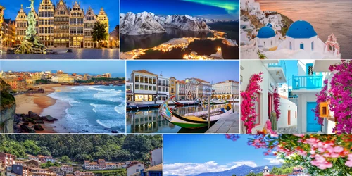 Destinații turistice europene din afara circuitelor consacrate în 2024 Foto Colaj