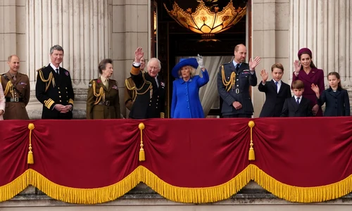 Regele Charles, Regina Camilla, Prințul William, Kate Middleton și alți membrii ai familiei regale foto Profimedia (2) jpg