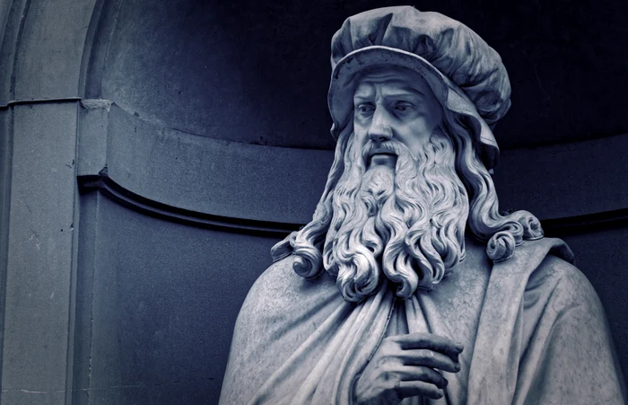 Statuia lui Leonardo da Vinci FOTO: Arhivă