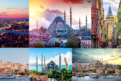 Istanbul Turcia Colaj