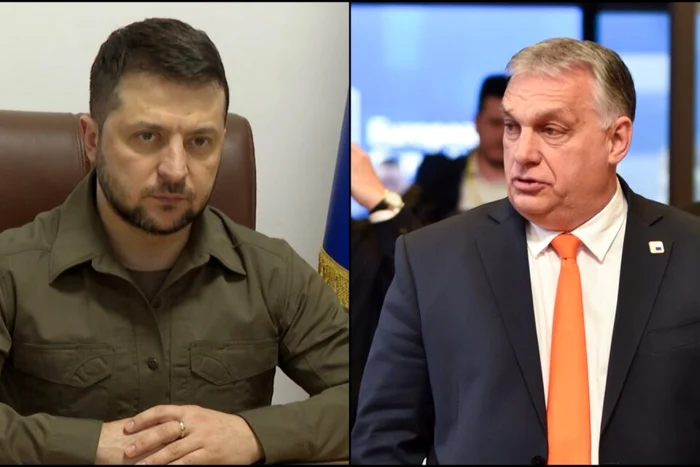 Volodimir Zelenski și Viktor Orban/ FOTO: Arhivă
